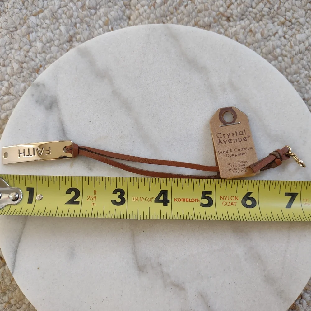 Rustic Faith bracelet